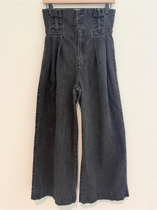 BDG Denim - BDG Paperbag style corset waist ultra High rise Wide Leg Denim Jean Pants